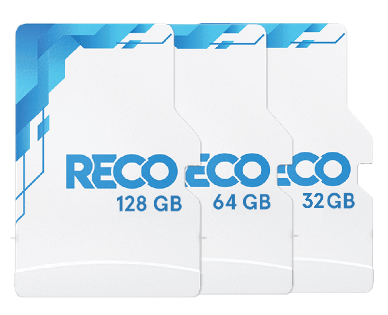 MicroSD Card เมมโมรี่การ์ด 3 ความจุมีทั้ง 32, 64, 128 GB จากแบรนด์ RECO